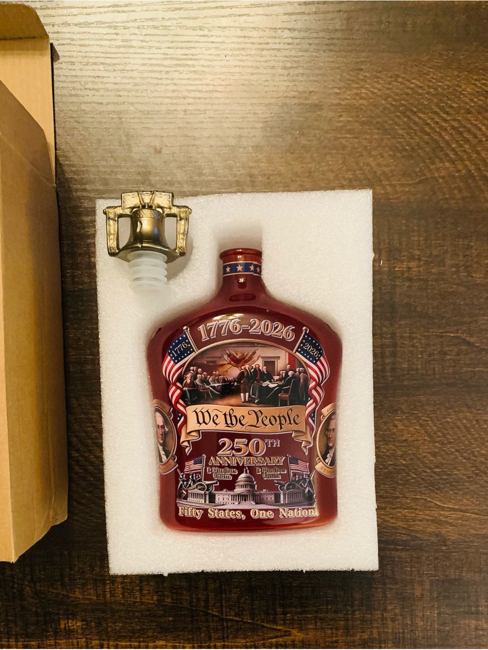 American 250th Anniversary (We The People) Collectors Flask (66 Made)